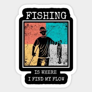 My Vibe is in fishing Sticker